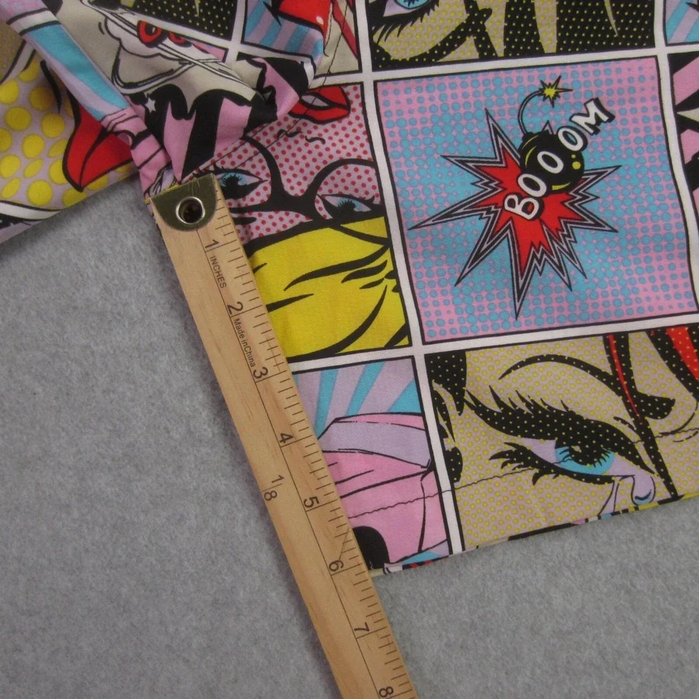 Drill Clothing Co Mens‎ Large Swim Shorts Oh Snap Comic Retro 80s